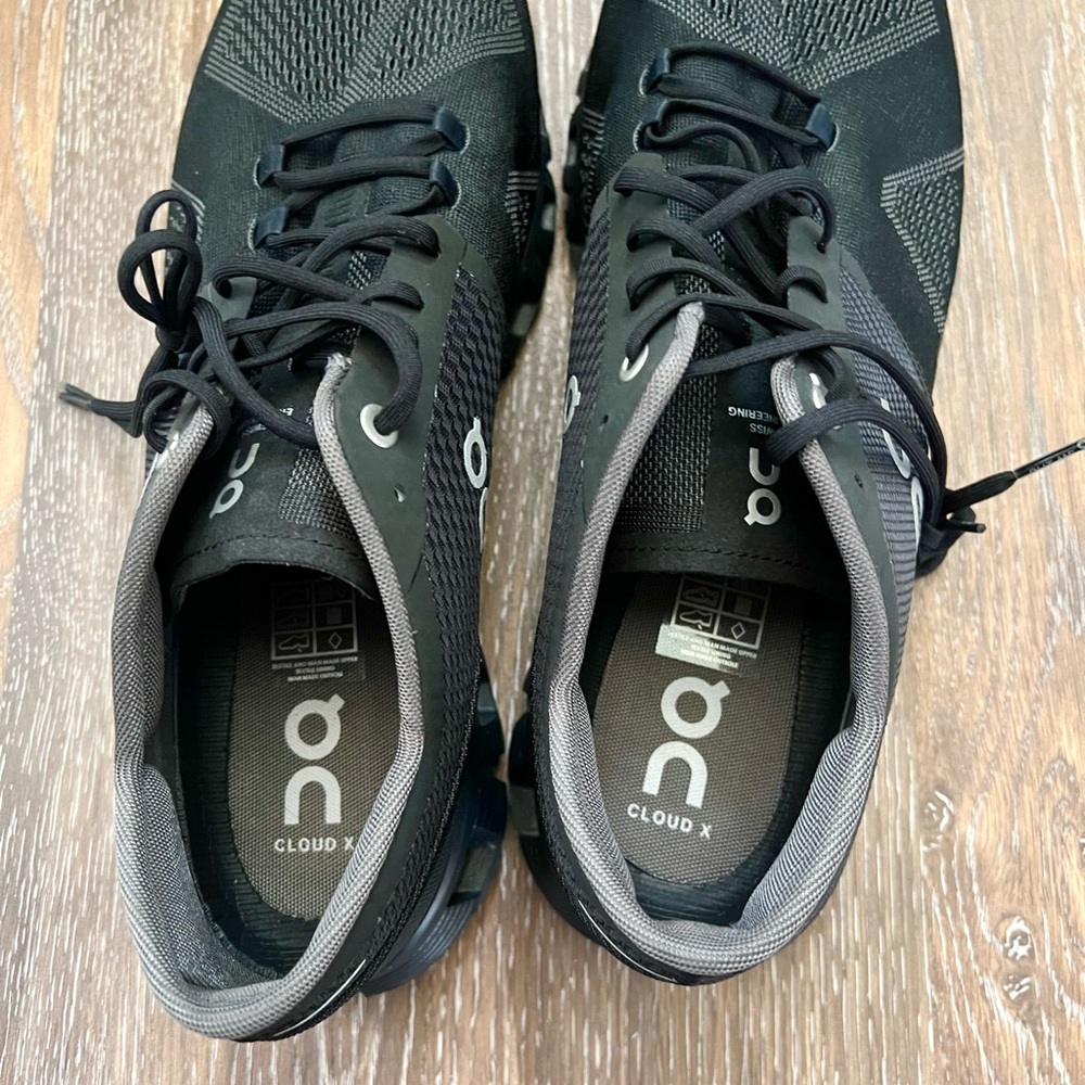 On Running Black Athletic Shoes Modern Design